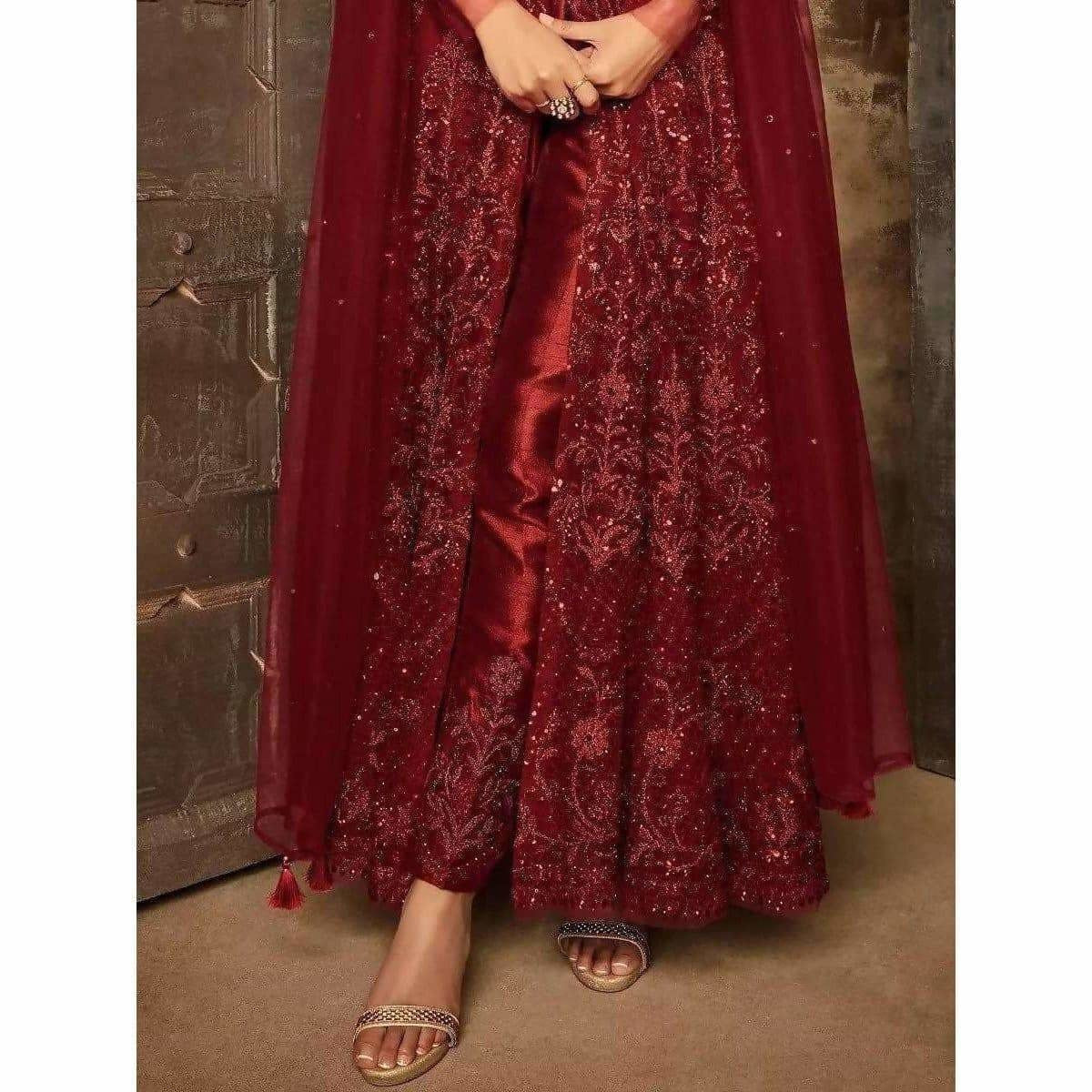 Maisha 7204 hit design on net fabric | Grab2Buy