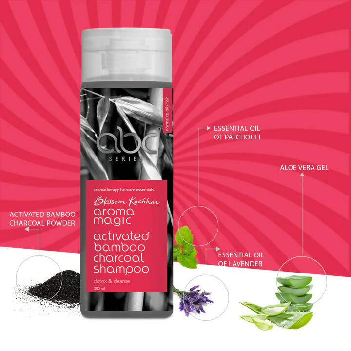 Blossom Kochhar Aroma Magic Activated Bamboo Charcoal Shampoo | Grab2Buy