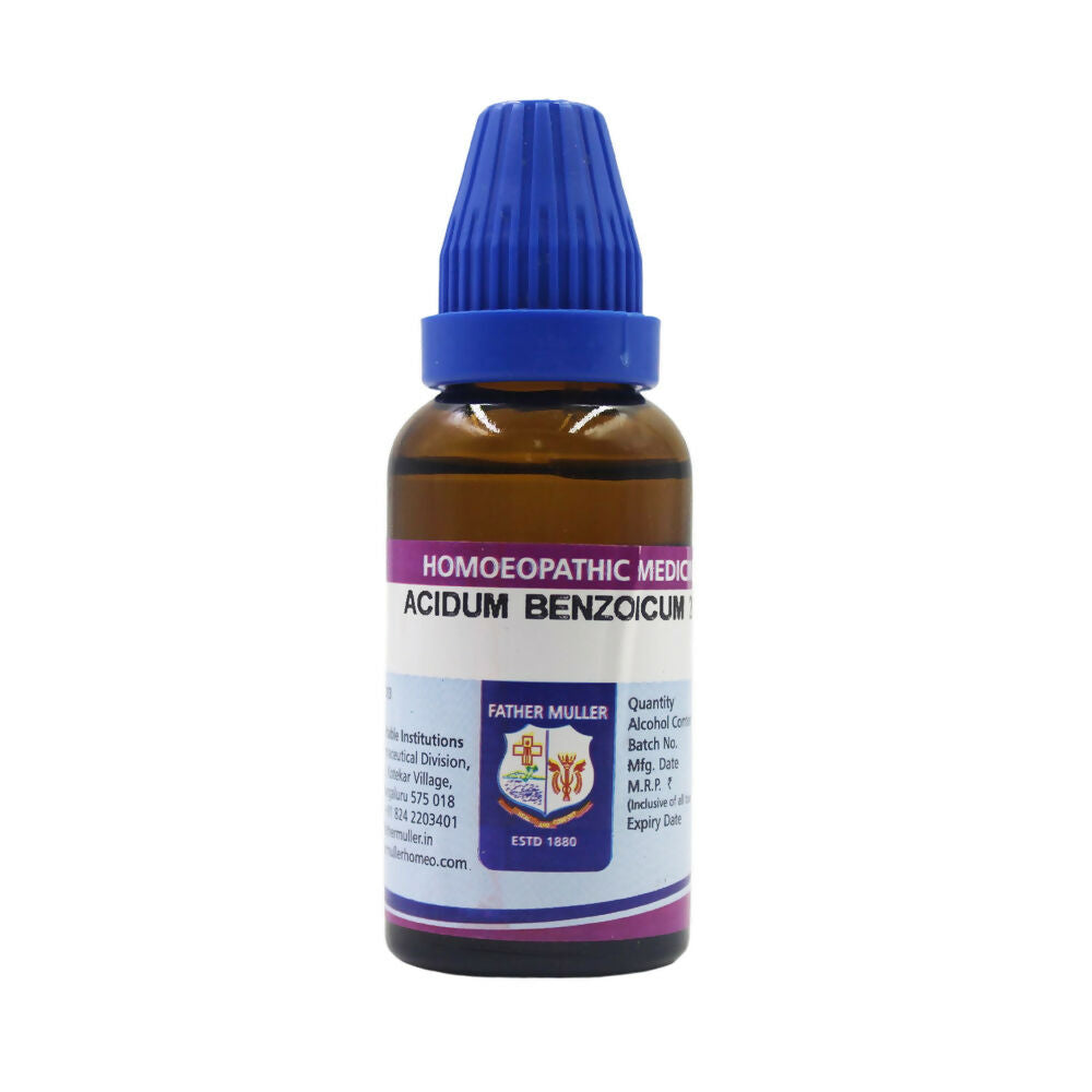 Father Muller Acidum Benzoicum Dilution | Grab2Buy