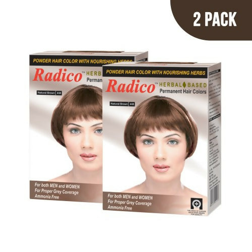 Radico Natural Herbal Based Permanent Hair Color - Brown | Grab2Buy