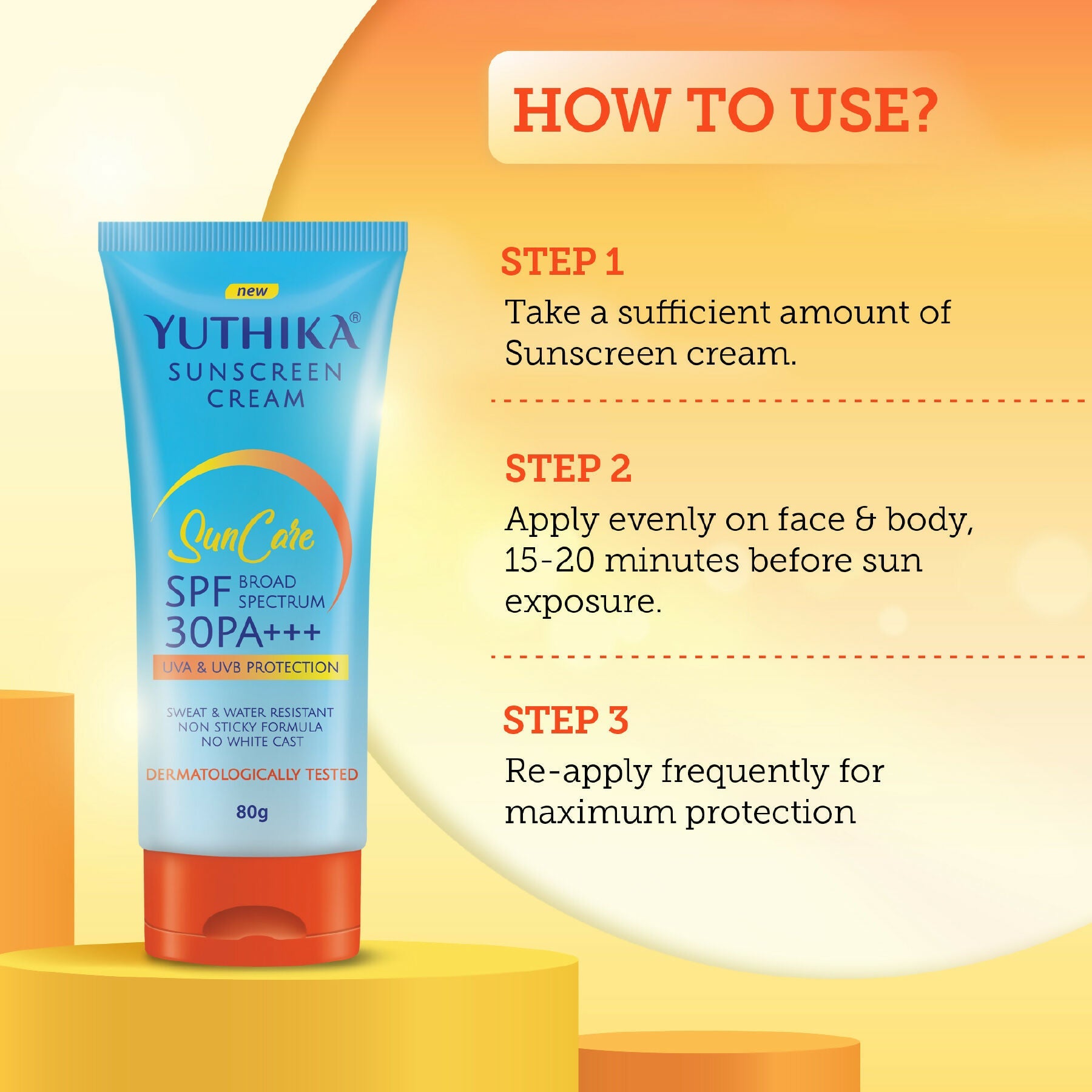 Yuthika Sunscreen Lotion SPF 30 PA+++ | Grab2Buy