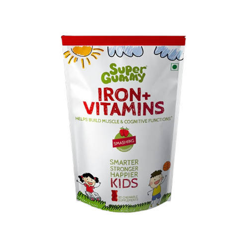 Super Gummy Iron + Vitamins Gummies for Kids (Strawberry Flavor) | Grab2Buy