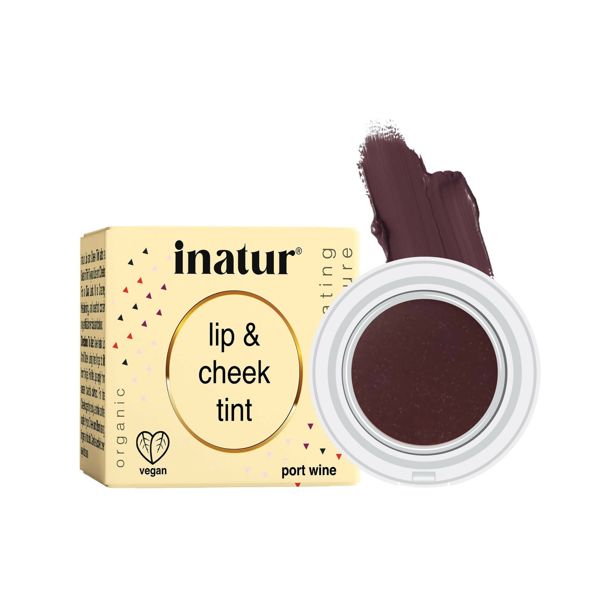 Inatur Lip and Cheek Tint Port Wine | Grab2Buy