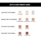 CUFFS N LASHES Perfect Finish Pressed Powder Compact With SPF 15 - 05 Light Medium | Grab2Buy