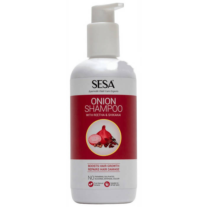 Sesa Ayurvedic Onion Shampoo with Reetha & Shikakai | Grab2Buy