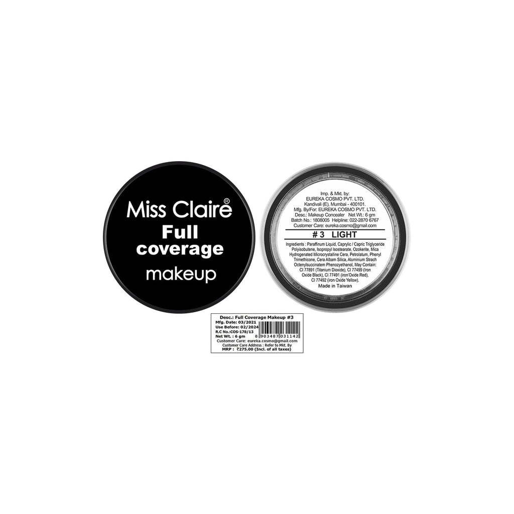 Miss Claire Full Coverage Makeup + Concealer - 3