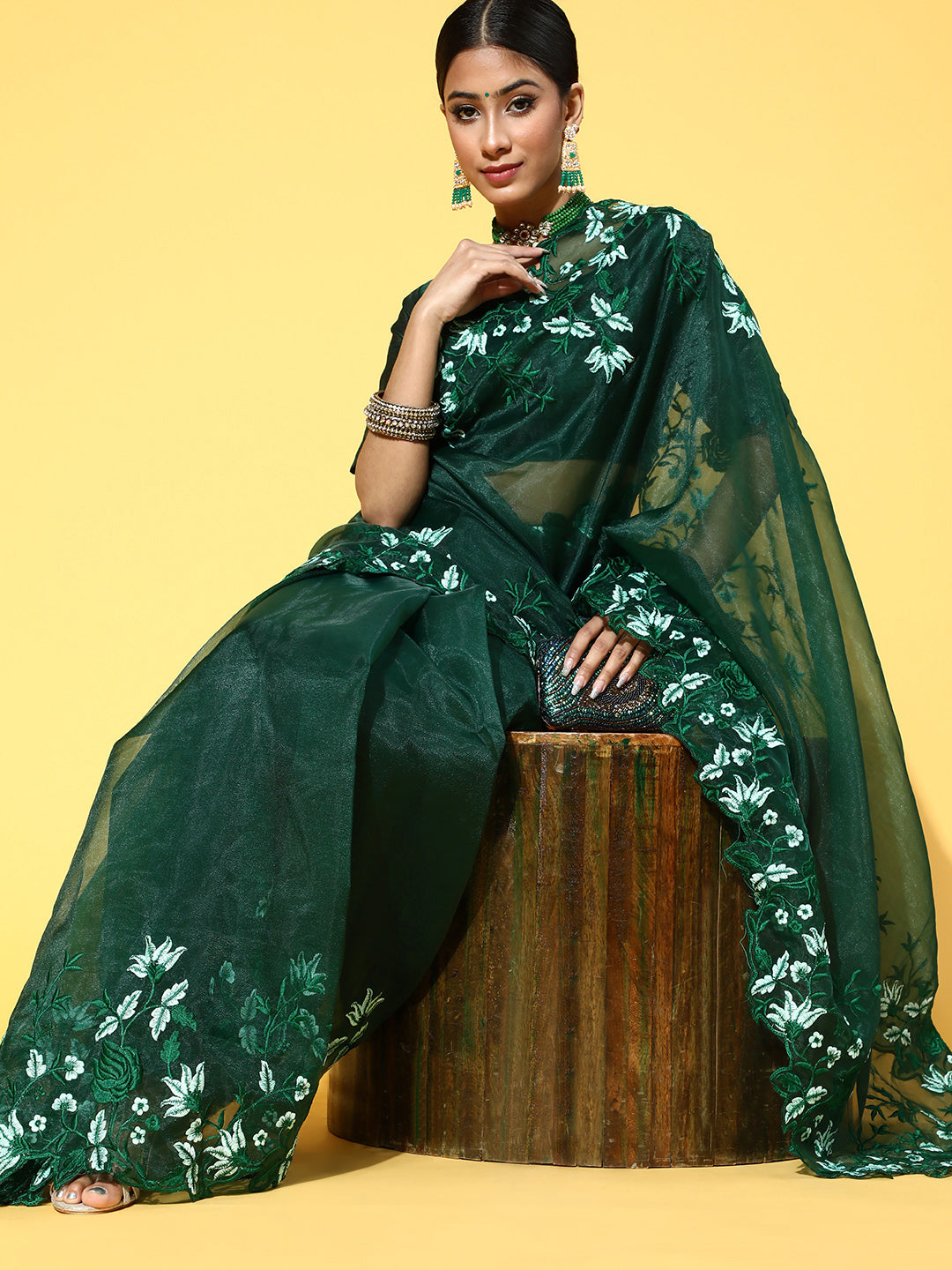 Saree Mall Solid Saree For Women | Grab2Buy
