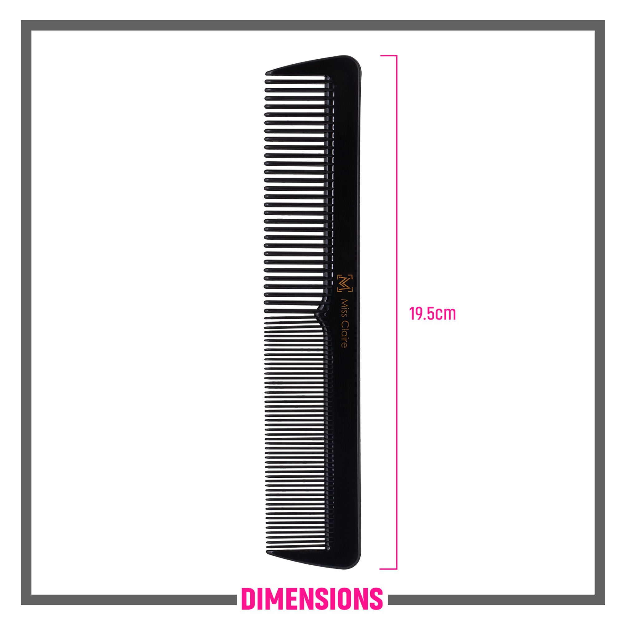 Miss Claire 255 Hair Comb - Black | Grab2Buy