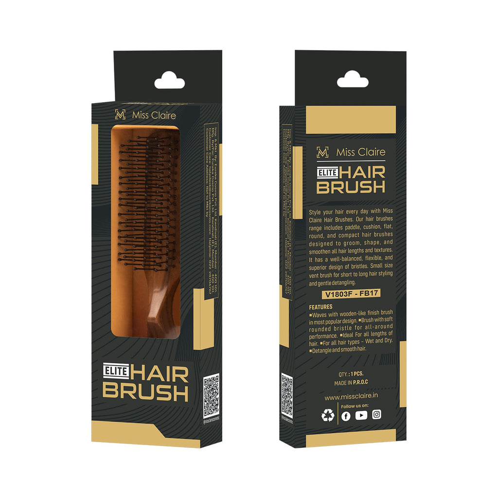 Miss Claire V1803F Flat Hair Brush - Fb17