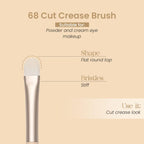 Milagro Beauty Cut Crease Brush 68 | Grab2Buy