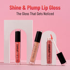 Swiss Beauty Shine & Plump Lipgloss - 1 Nude | Grab2Buy