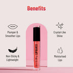 Swiss Beauty Shine & Plump Lipgloss - 1 Nude | Grab2Buy