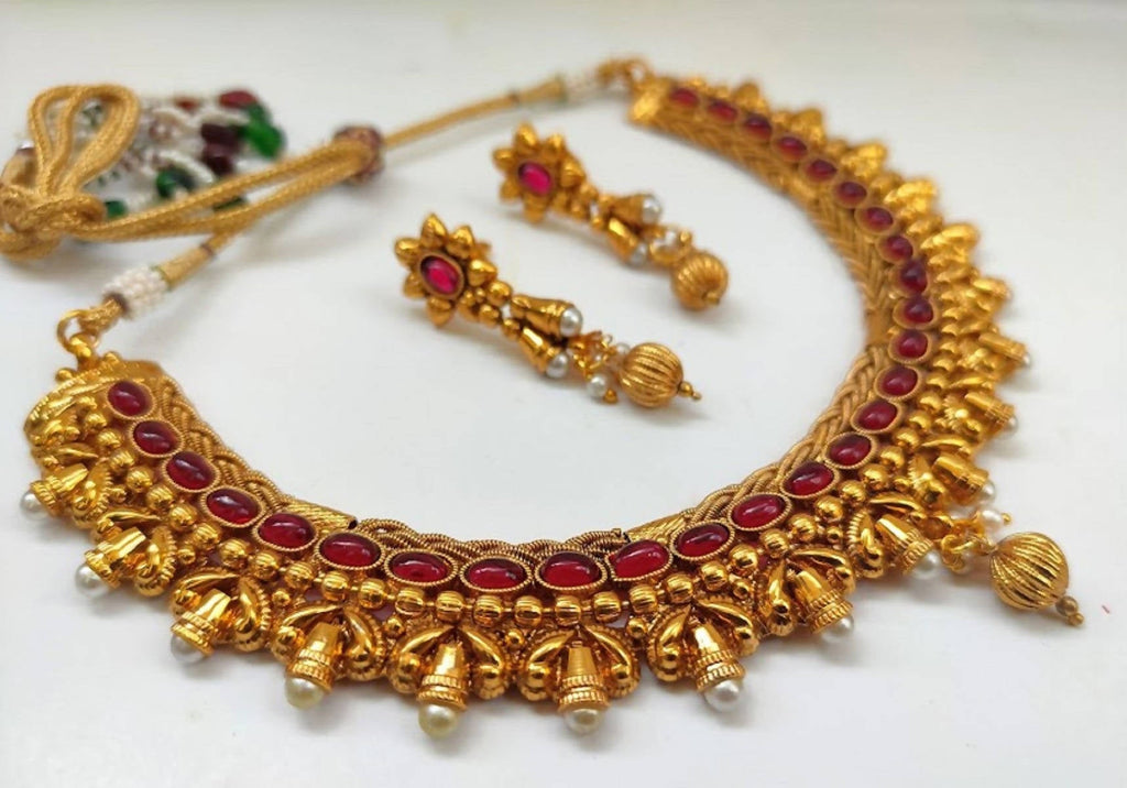 Pink kemp Designer Necklace Set | Grab2Buy