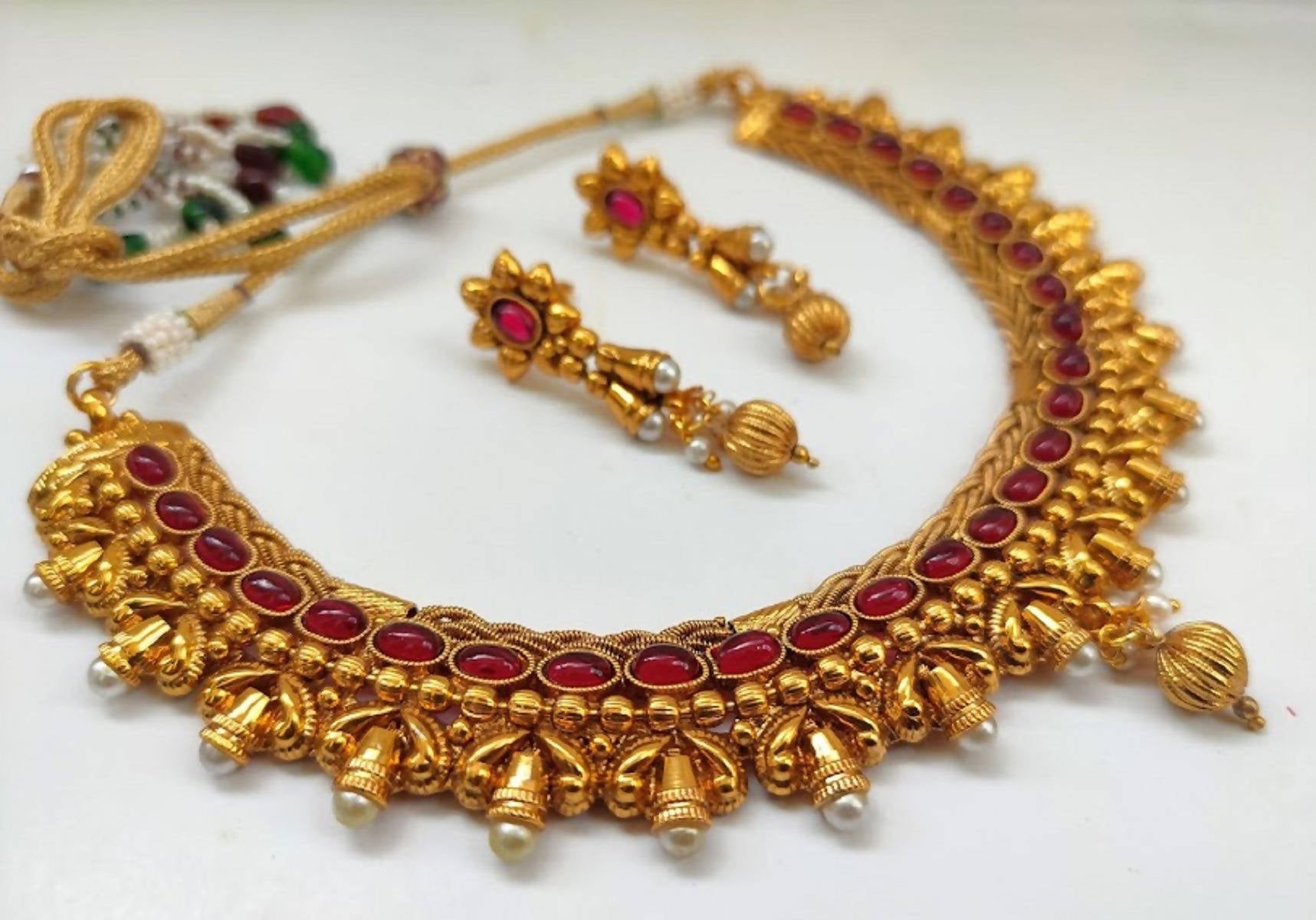 Pink kemp Designer Necklace Set | Grab2Buy