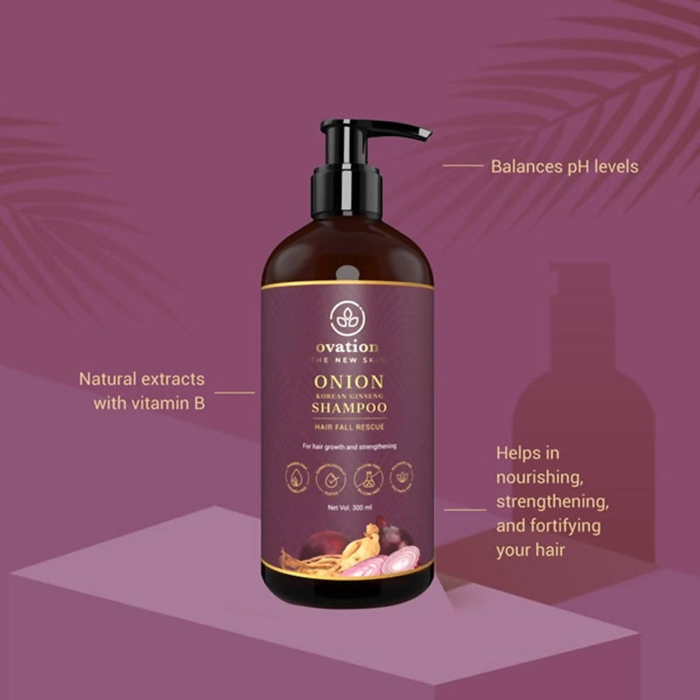 Ovation Onion Korean Ginseng Shampoo | Grab2Buy