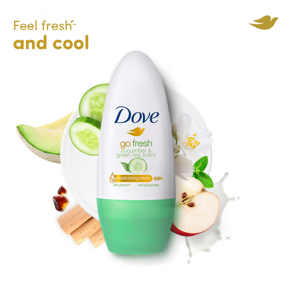 Dove Roll-On Deodorant Cucumber & Green Moisturising Cream | Grab2Buy