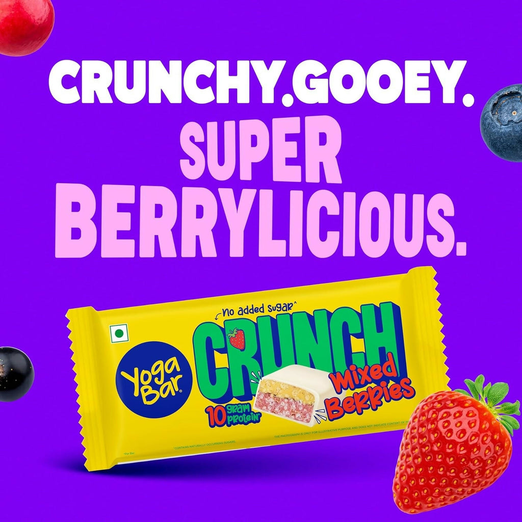 Yoga Bar Crunch Mixed Berries Protein Bar