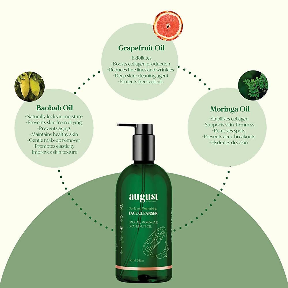 August Bioscience Face Cleanser Gentle & Moisturising | Grab2Buy