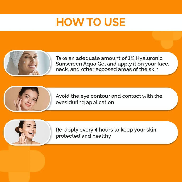The Derma Co 1% Hyaluronic Sunscreen Aqua Gel | Grab2Buy