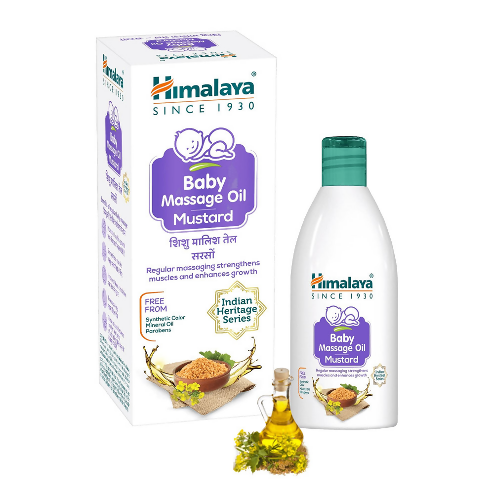 Himalaya Herbals Baby Massage Oil - Mustard | Grab2Buy