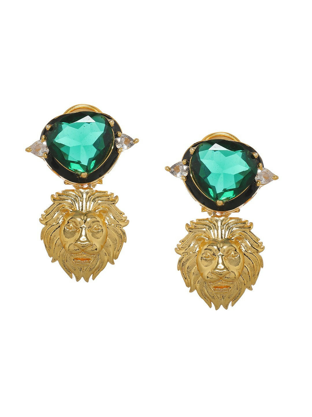Green Danglers- Ruby Raang | Grab2Buy