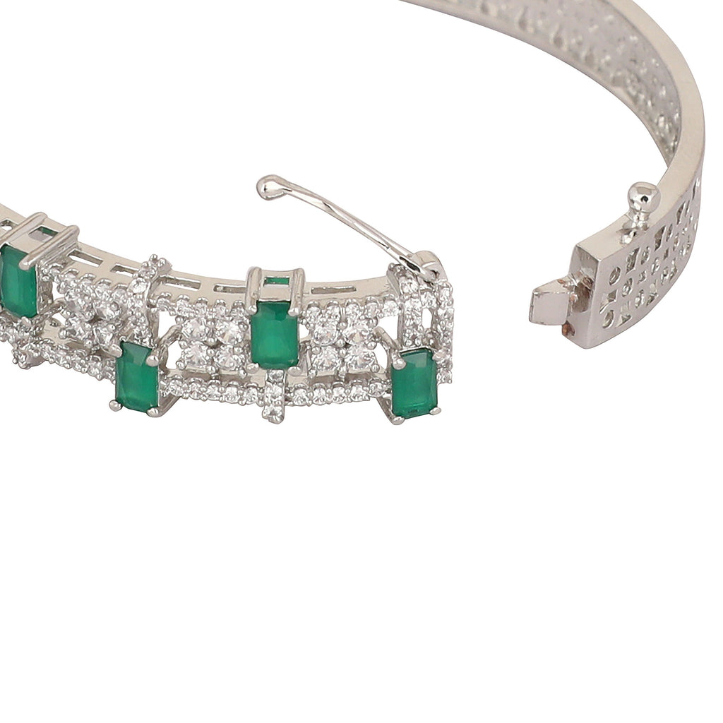 Nuyug Emerald Luxe Anti Tarnish Bangle | Grab2Buy