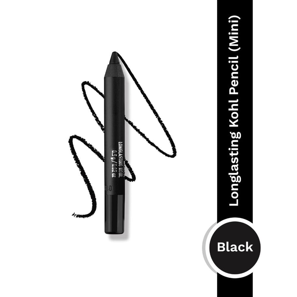 PAC Studio Longlasting Kohl Pencil Mini Black - Waterproof Intense Payoff, One Swipe Application | Grab2Buy