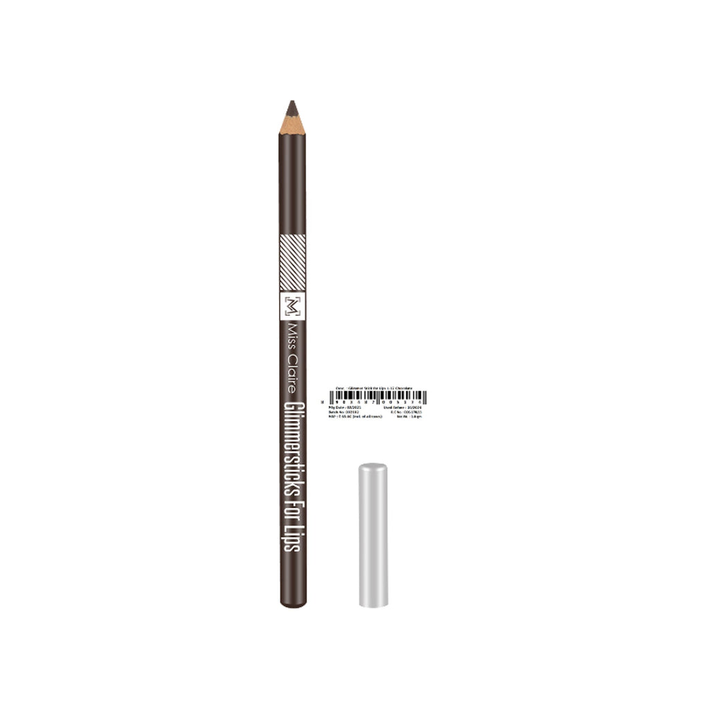 Miss Claire Glimmersticks For Lips - Chocolate L-17