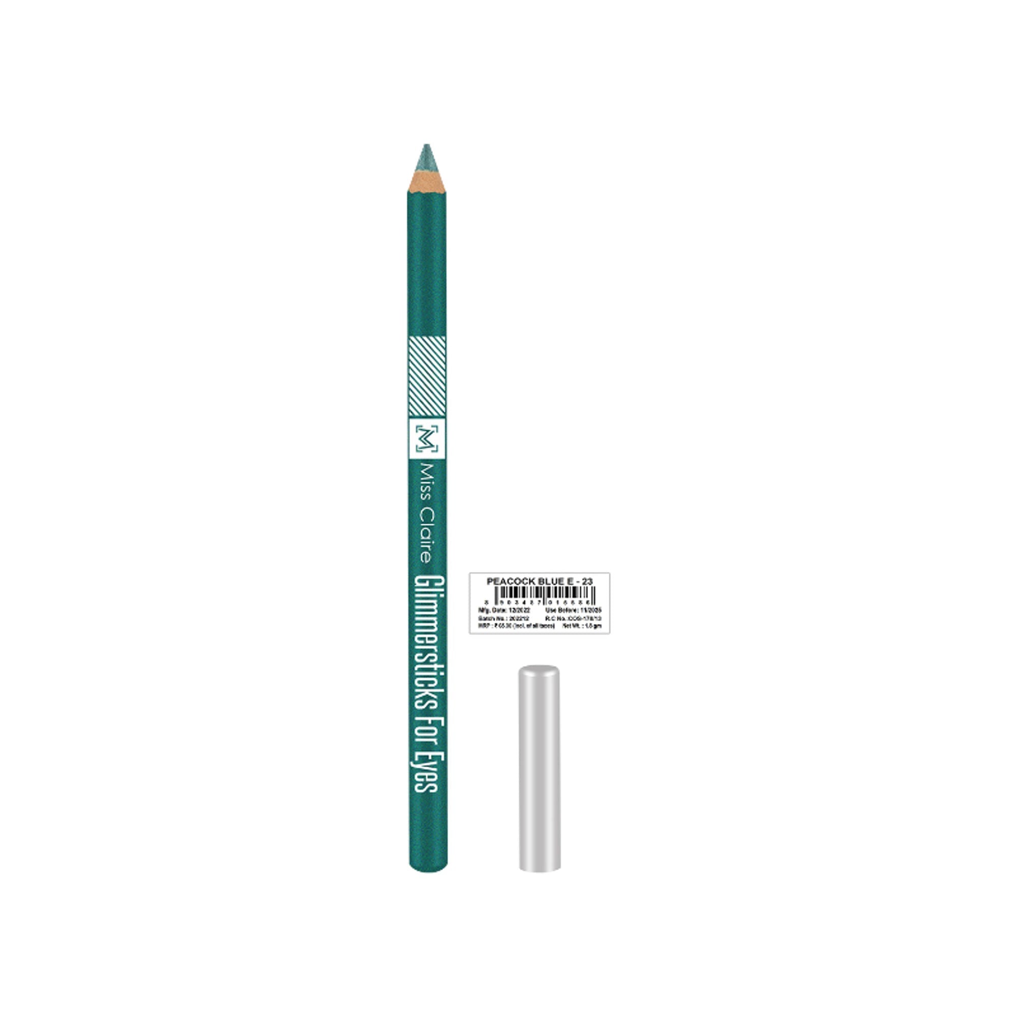 Miss Claire Glimmersticks For Eyes - Peacock Blue E-23