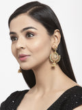 Shining Diva Gold-Toned Dome Shaped Jhumkas | Grab2Buy
