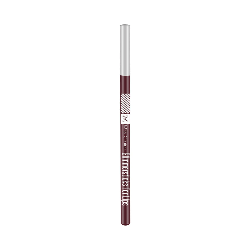 Miss Claire Glimmersticks For Lips - Burgundy L-04 | Grab2Buy