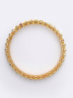 NVR Women Set of 4 Gold-Polished Kundan Studded Bangles | Grab2Buy