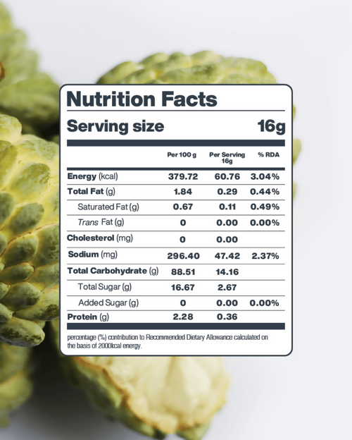 Moon Freeze Dried Custard Apple Cubes | Grab2Buy