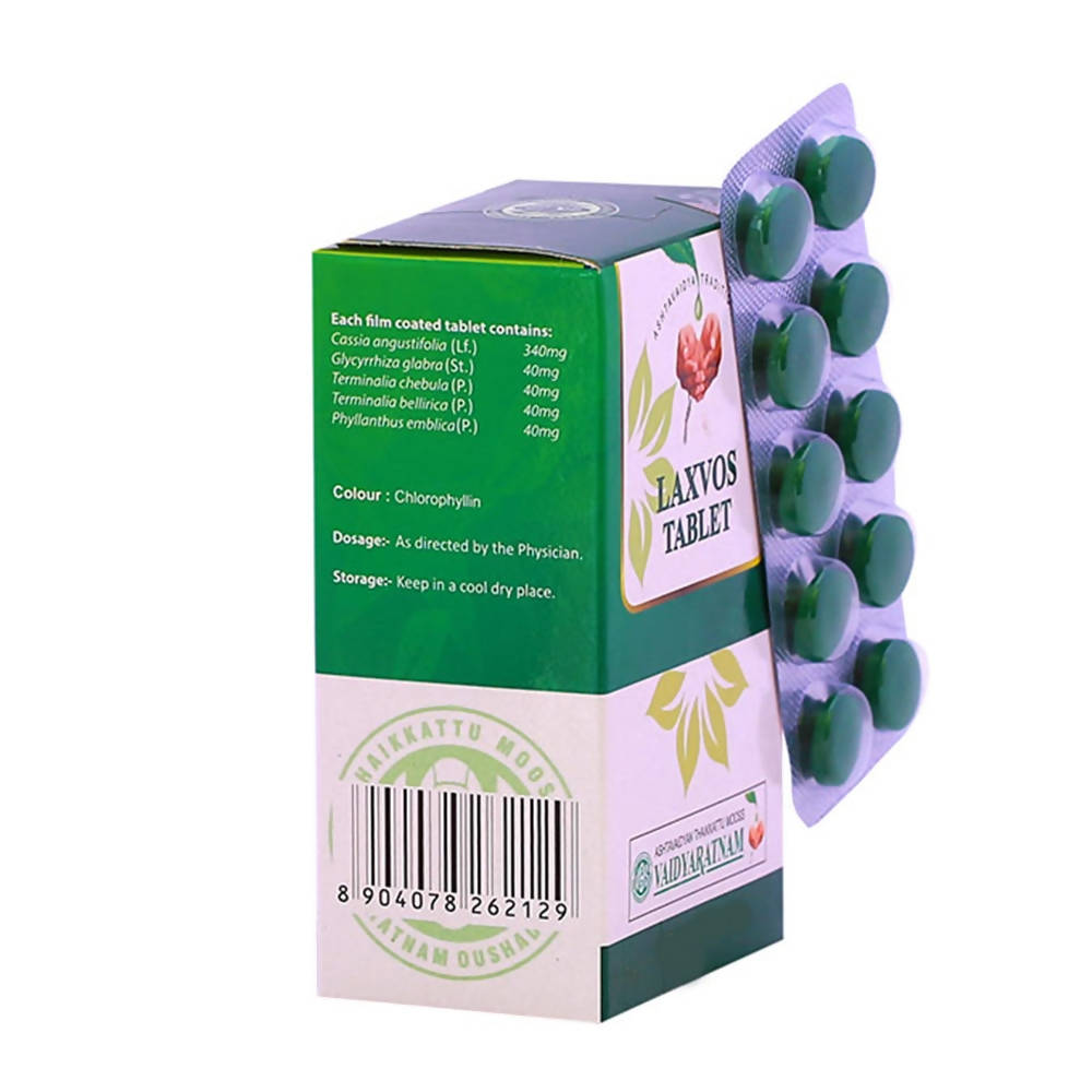 Vaidyaratnam Laxvos Tablets | Grab2Buy