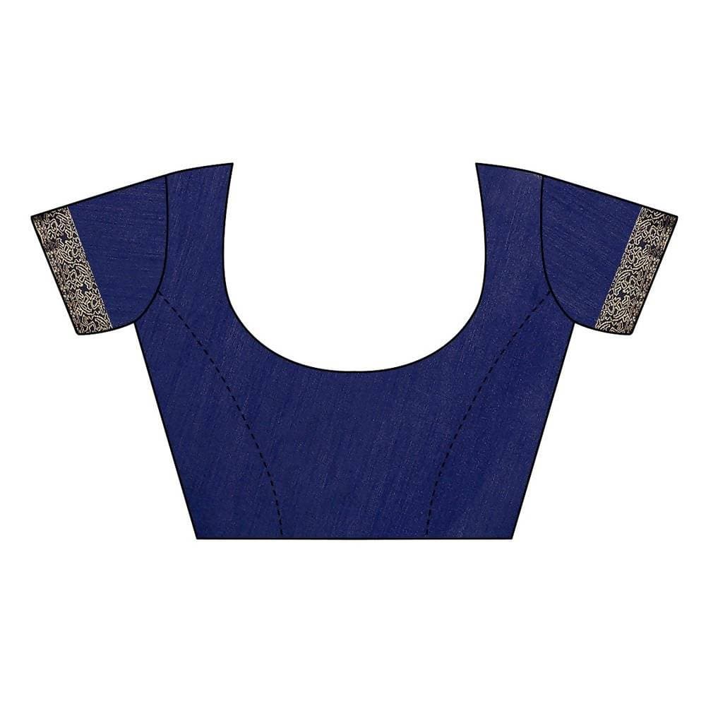 Vamika Navy Georgette Lace Work Saree (Prachi Navy) | Grab2Buy