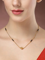 NVR Women's Gold-Polished Mangalsutra | Grab2Buy