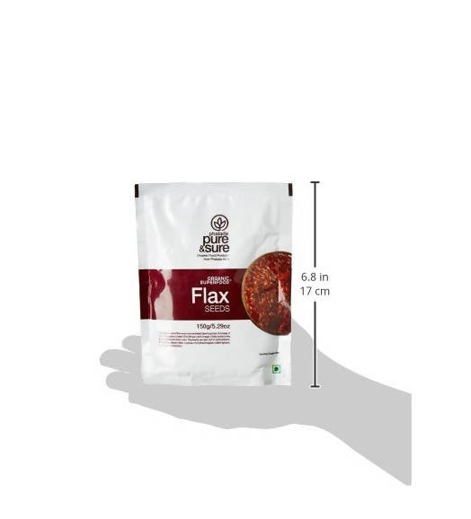 Pure & Sure Organic Superfood+ Flax Seeds | Grab2Buy