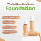 Mamaearth Glow Serum Foundation - Ivory Glow