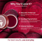 Good Vibes Beetroot Plumping Lip Balm - Reduces Pigmentation, Perfectly Tinted Lips