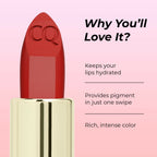 Colors Queen Lippie Stick Matte Lipstick - Red Aurora