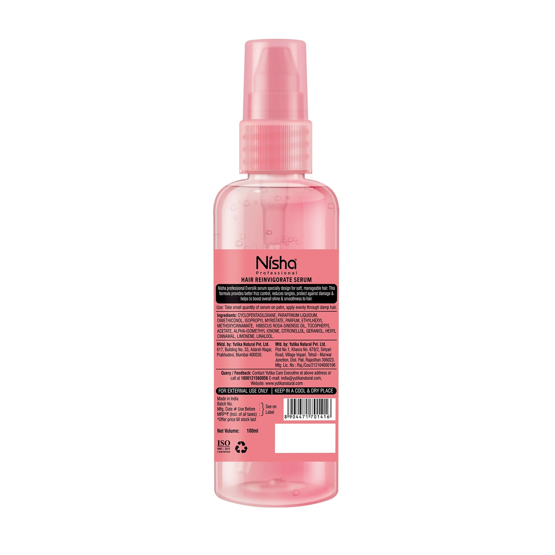 Nisha Hair Serum Eversilk Pink Hibiscus Serum | Grab2Buy