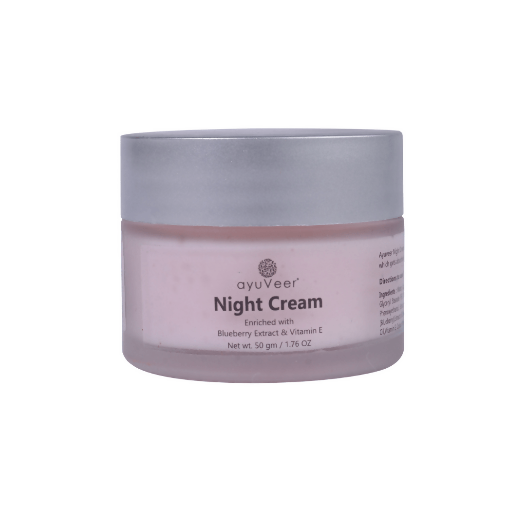 Ayuveer Night Cream With Blueberry Extract & Vitamin E | Grab2Buy