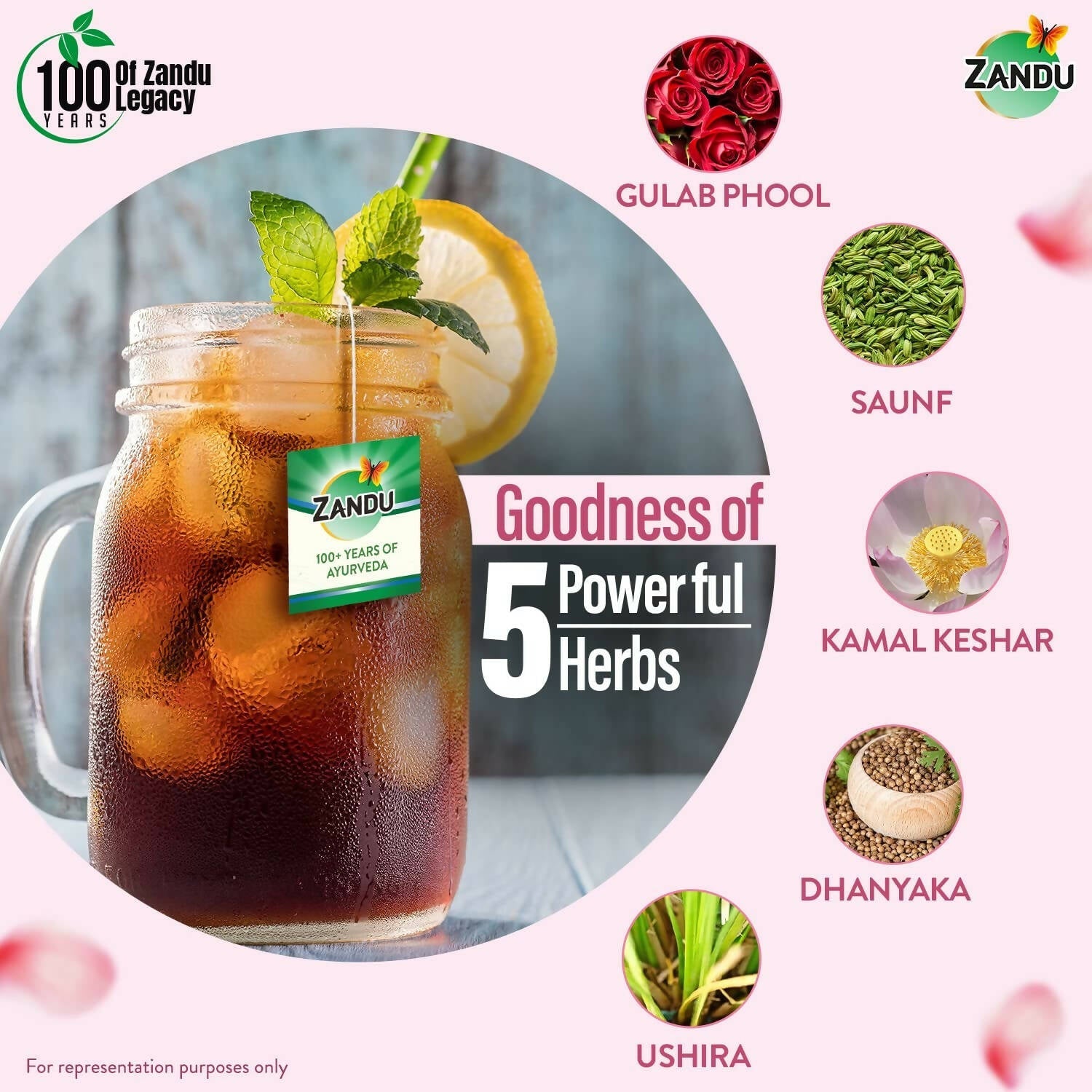 Zandu Calming & Refreshing Herbal Infusion | Grab2Buy
