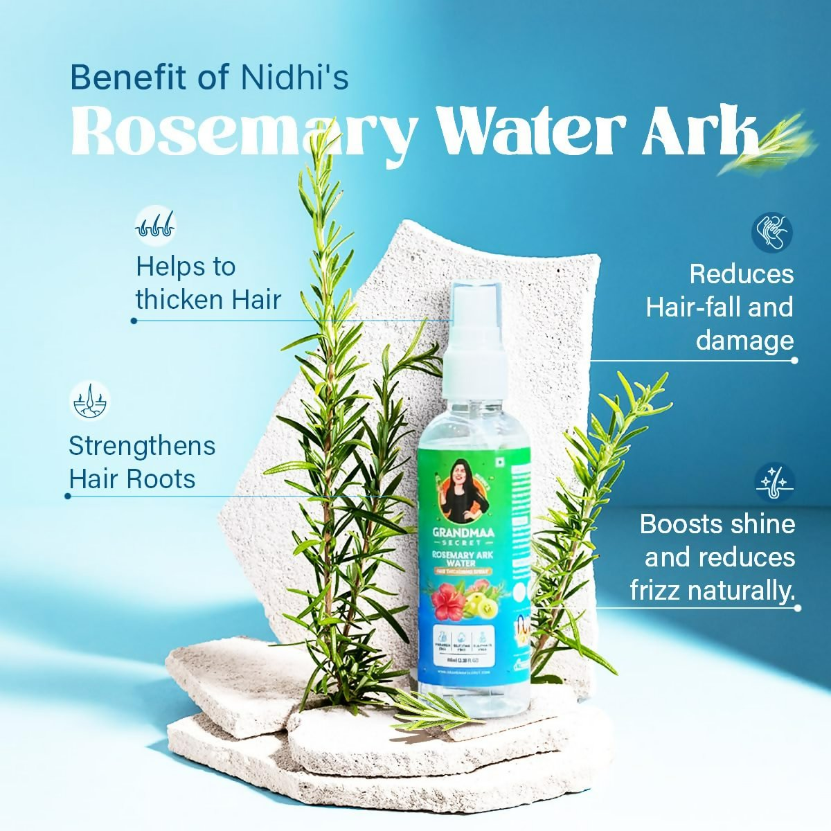 Nidhi’S Grandmaa Secret Rosemary Water Ark | Grab2Buy