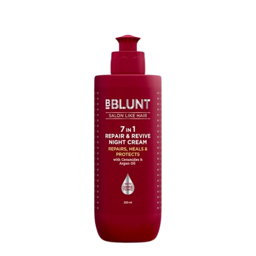 BBlunt 7 in 1 Repair & Revive Night Cream to Heal & Protect Hair Overnight - Limited Time Offer | Grab2Buy