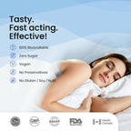 Wellbeing Nutrition Melts Restful Sleep Oral Strips | Chamomile Lavender, 30 Strips