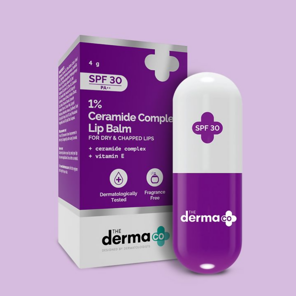The Derma Co 1% Ceramide Complex Lip Balm With Ceramides & Vitamin E | Grab2Buy