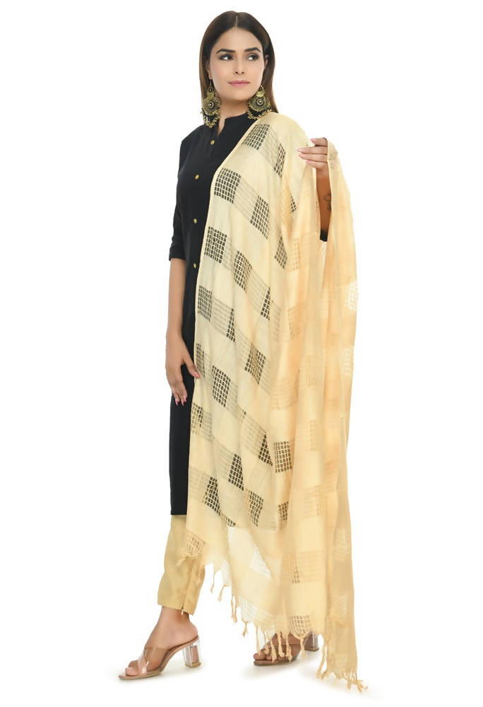 Mominos Fashion Golden Window Dupatta | Grab2Buy