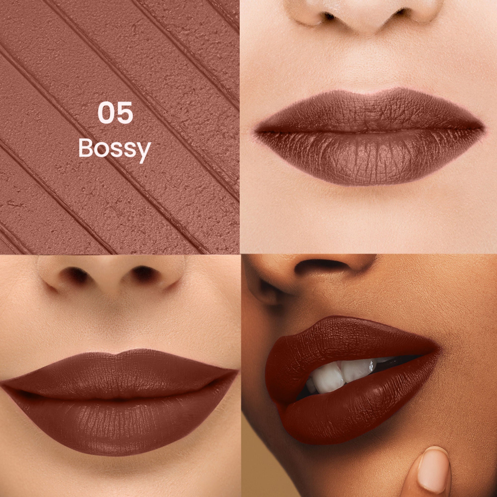 Swiss Beauty Stay All Day Lipstick - 05 Bossy | Grab2Buy