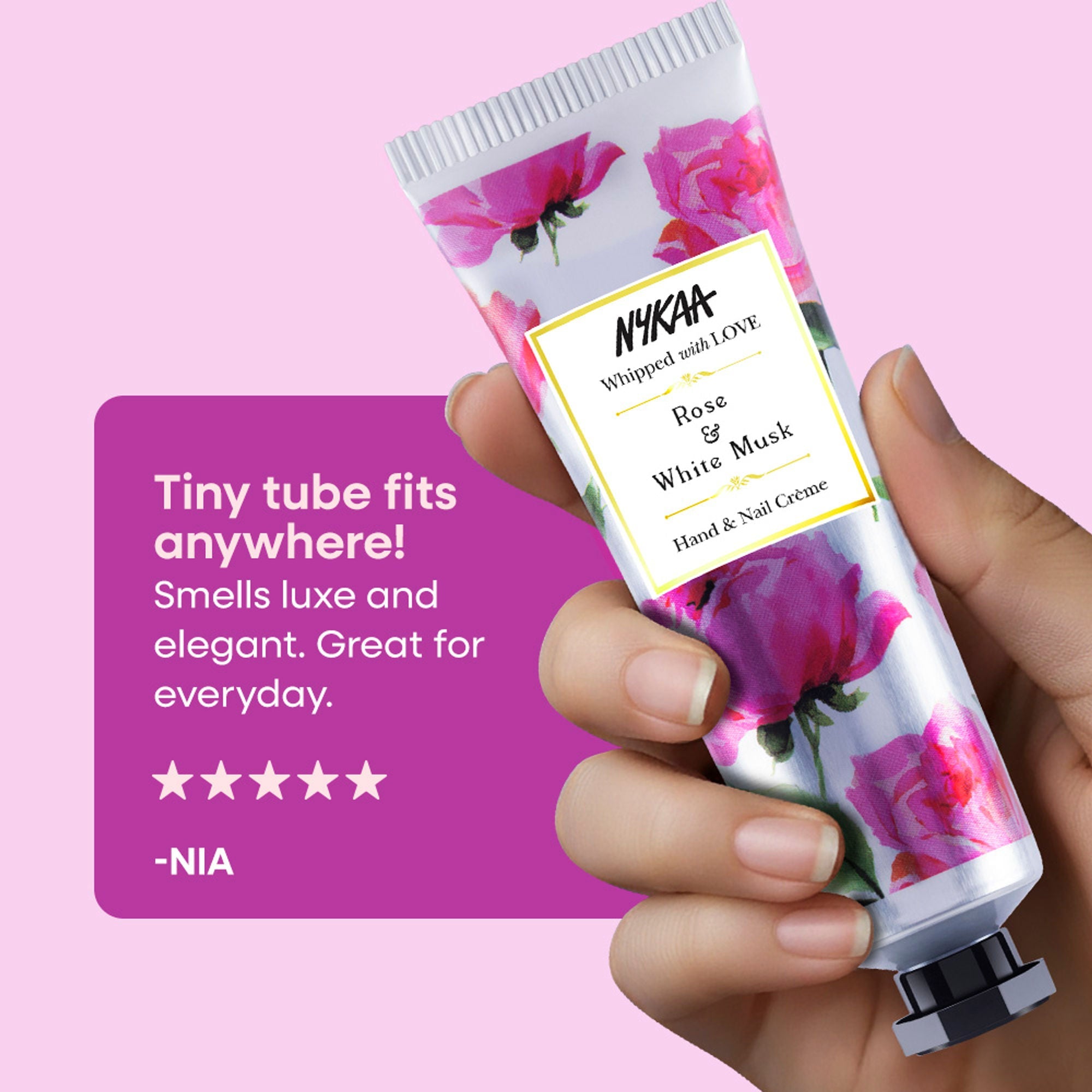 Wanderlust Hand & Nail Creme - Rose & White Musk | Grab2Buy